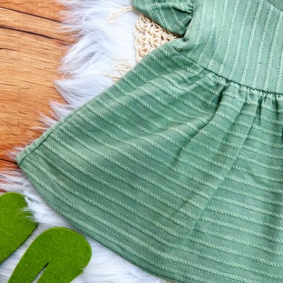 Conj. Batinha Pingente Coração e Short - Verde